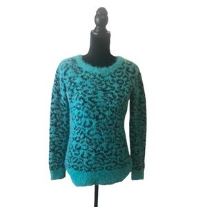 Heart N Crush, Turquoise Sweater